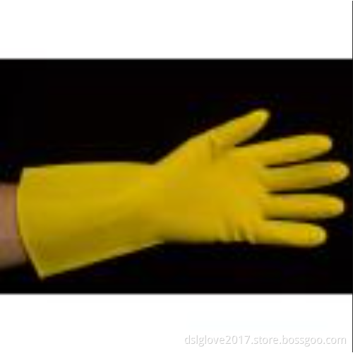 colorful extra longe cuff household latex rubber glove